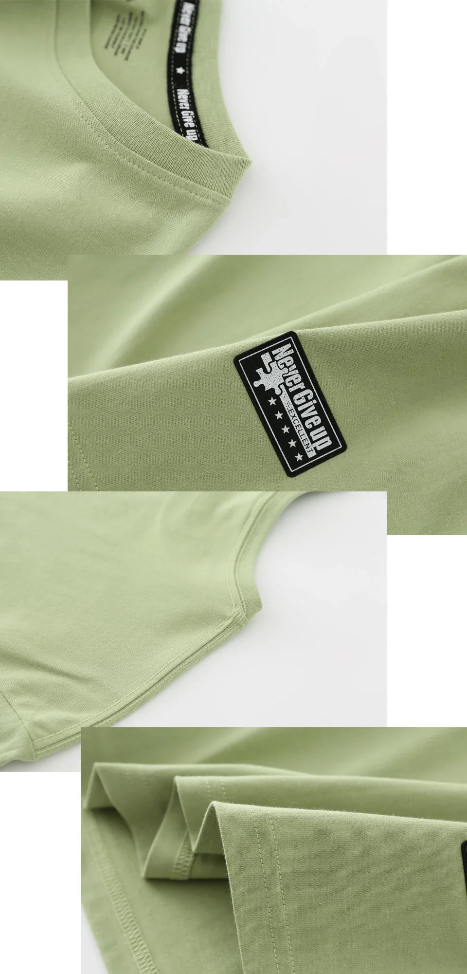 Women 100% Cotton T shirts Female Green Fashion Oversized Streetwear Short Sleeve Tees Tops for Summer