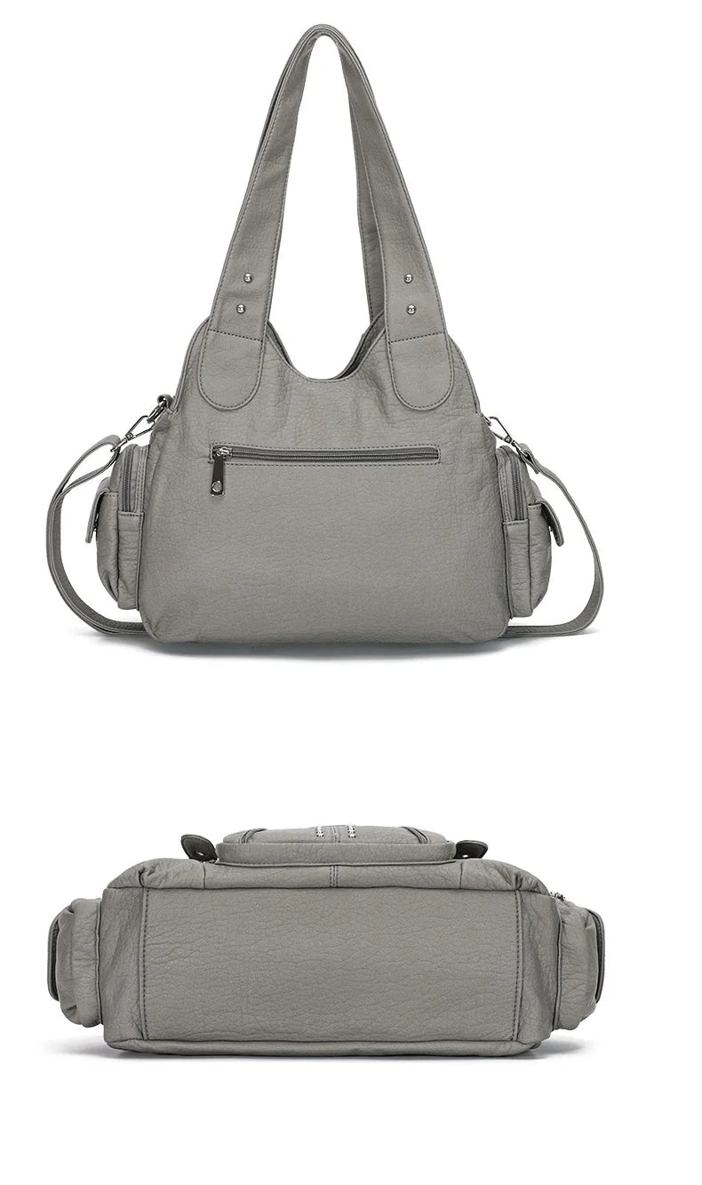 Bag Women Fashion Handbags Women Shoulder Bags PU Leather Handbag Female Satchel Shoulder Purse Bag bolsa feminina