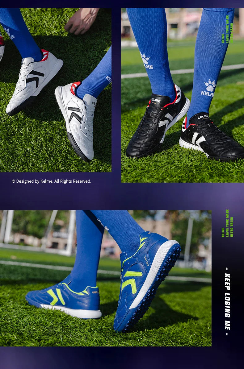 Soccer Shoes TF Football Boots Calf-Skin Cleats  Professional Futsal Original Football Training  Sneakers  ZX80011017