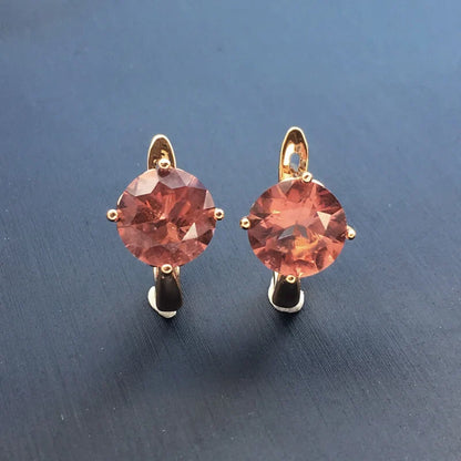 Simply Zultanite Earring 925 Silver Sterling Stone Color Change Rose Gold Plated Jewelry For Women Wedding Party Gift