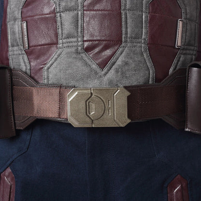 Movie Infinity War Superhero Captain Steve Rogers Cosplay Costume Men Outfit for Adult Men Halloween Uniforms Free Custom Made