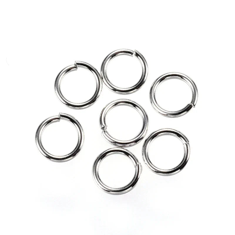 304 Stainless Steel Jump Rings Close Unsoldered Jump Rings for Jewelry Accessories Lovers 4mm 5mm 6mm 7mm 8mm 9mm 10mm