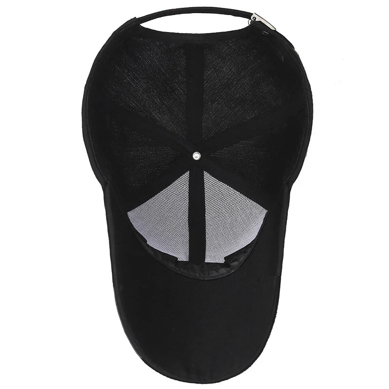 2024 Fashion Line Baseball Cap For Men Sports Cap Hat Fish Outdoor Long Visor Brim Shade Snapback Sun Hat Women's Summer Hat