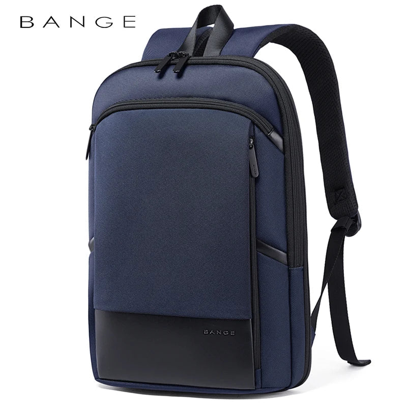 Slim Men Business Expandable Waterproof 15.6" Laptop Backpack Fashion Male Travel Light Scalable Shoulder Bags for Men