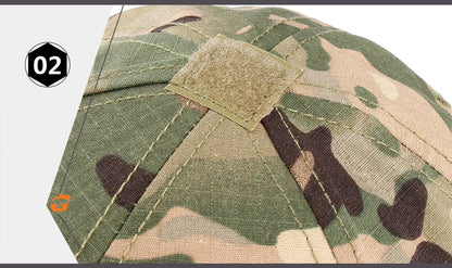 Outdoor Camouflage Adjustable Cap Mesh Tactical Skull Cap Army Airsoft Fishing