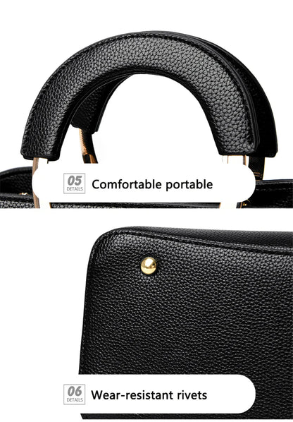 High Quality Leather Casual Tote Luxury Handbags Women Bags Designer Shoulder Crossbody Bags for Women 2024