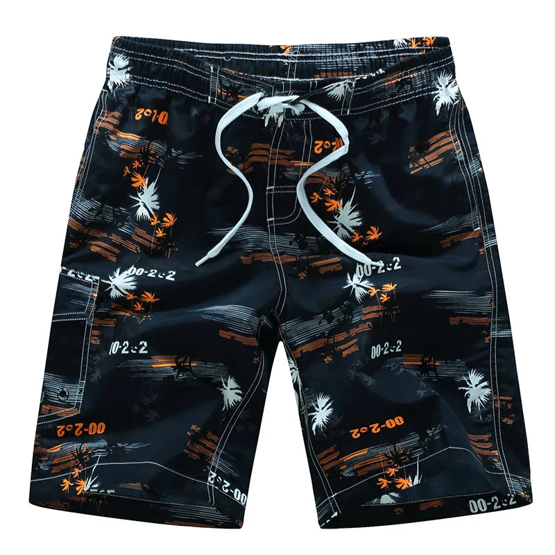 Men's Surf Board Shorts Surfing Beach Trunks Swimming Wear Bermudas Masculina Swimwear Plus Size 4XL 5XL 6XL