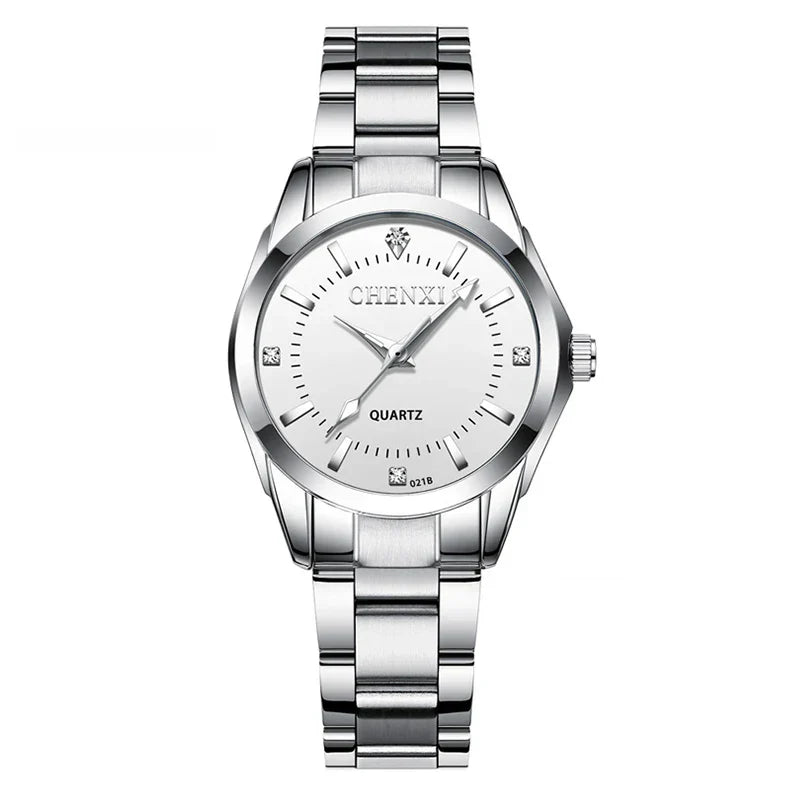 6 Colors Watch Luxury Women's Casual Watches Waterproof Watch Women Fashion Dress Rhinestone WristWatch CX021B