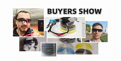 Cycling Polarized glasses Bike Sunglasses Outdoor Sports Sunglasses MTB PC Goggles Eyewear 5/3 Lens Bicycle Accessory