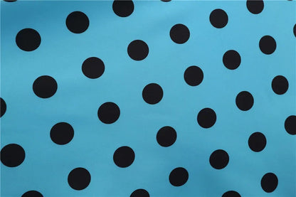 Women Vintage Long Sleeve Polka Dot Dress Spring Autumn New Year Party Dresses 3XL Black Vestidos