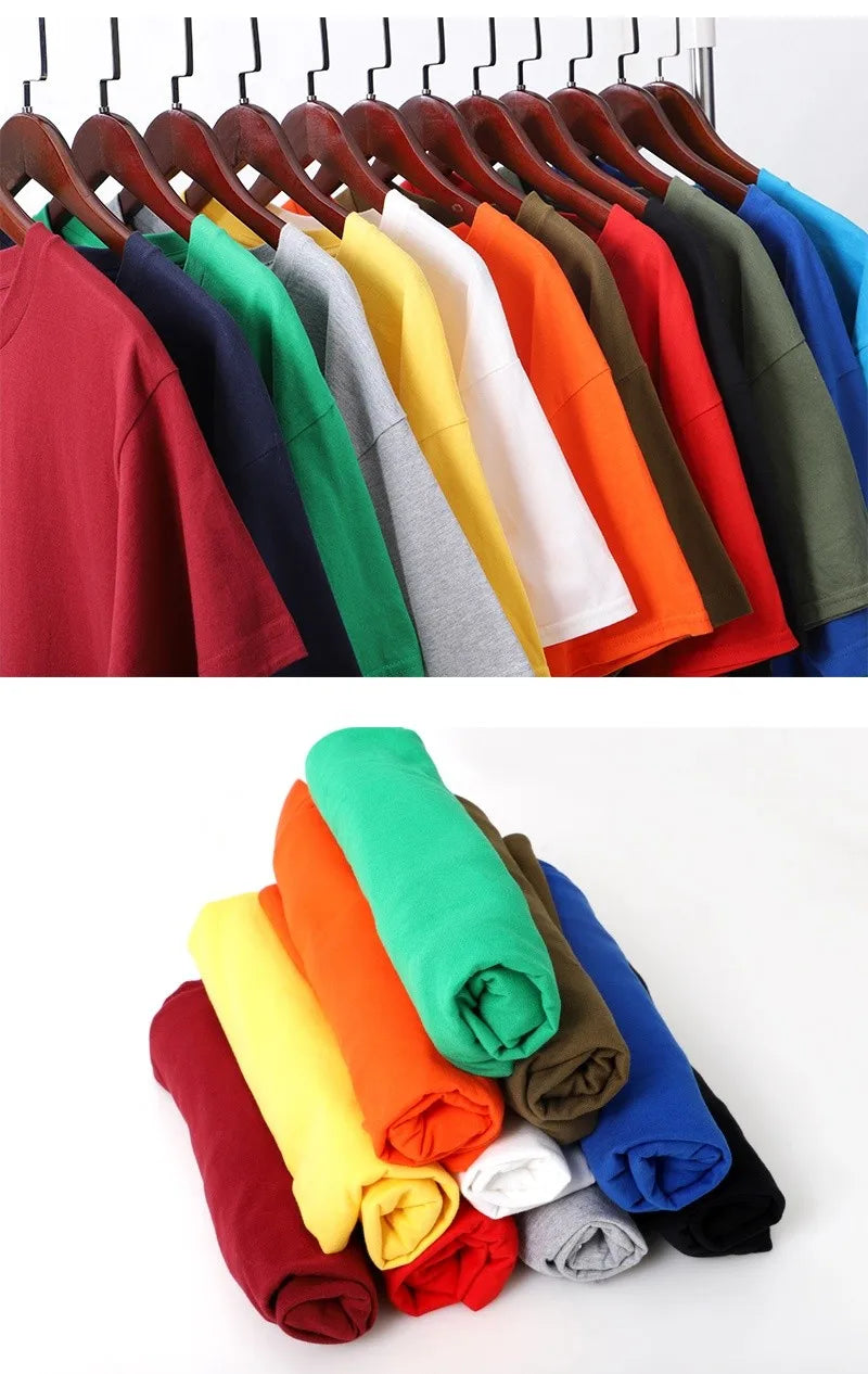 U.S.A New York USA City Street Printed T-Shirts For Men Loose Oversized T Shirt Fashion Breathable Short Sleeve Cotton Clothing
