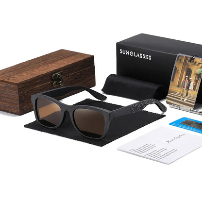 Wooden Male Lady Sunglasses Men's Luxury Brand Designer Polarized Sun Glasses Vintage Sunglass Women Eyewear With paper Box
