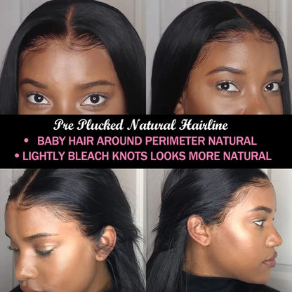 30 32 Inch Brazilian Bone Straight 13x4 13x6 HD Transparent Lace Front Human Hair Wigs 360 Lace Frontal Wig 5x5 6x4 Glueless Wig