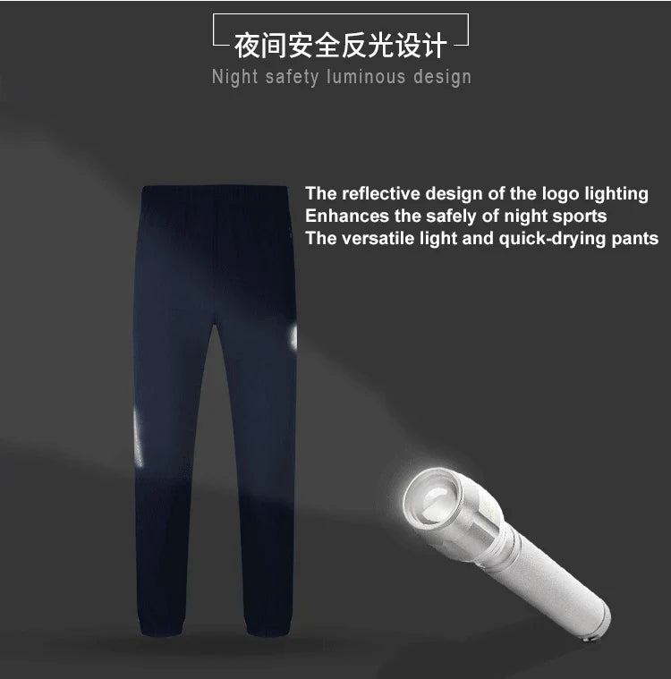 Running Pants Men Sweatpants Sports Joggers Quick Drying Breathable Sportswear Training Summer Trousers Tracksuit 3991532