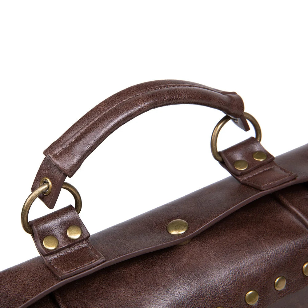 Steampunk Single Shoulder Bags Vintage Women Handbags Gothic Messenger Crossbody Bag Ladies Rivet Top-Handle Bags Pack