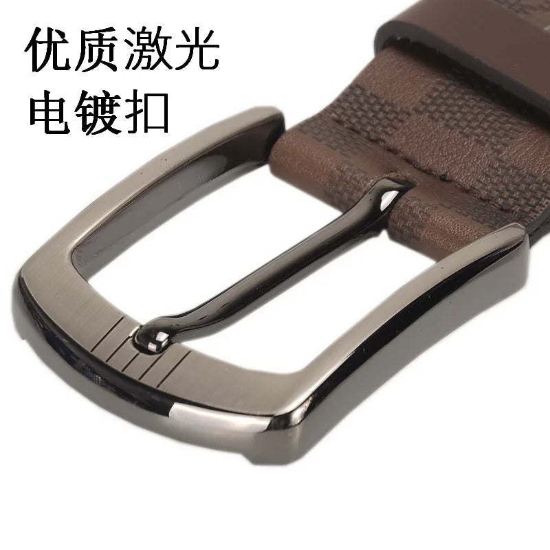 New Men's Leather Belts Classic Business Buckle Leather Belts Leather Belts Luxury Belt Designers