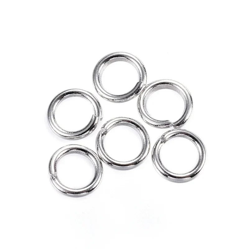 304 Stainless Steel Jump Rings Close Unsoldered Jump Rings for Jewelry Accessories Lovers 4mm 5mm 6mm 7mm 8mm 9mm 10mm