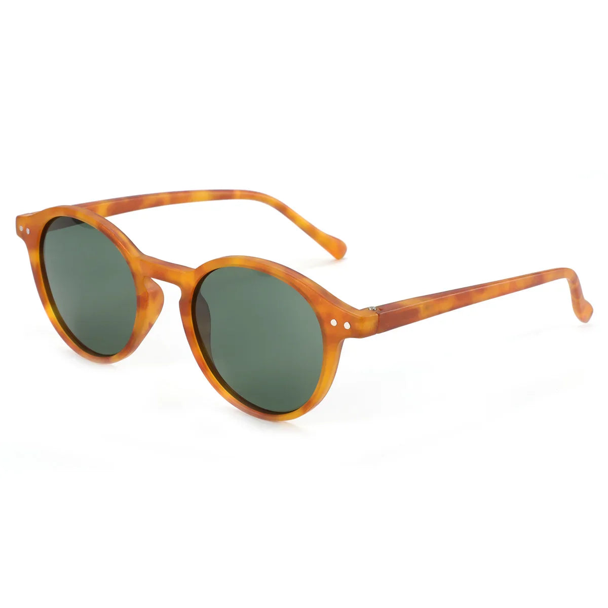 Sunglasses for Men: Vintage Retro Polarized Circle Sun Glasses