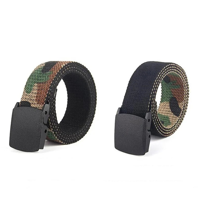 Fashion New Unisex Trousers Belts Canvas Belt metal buckle Men Women Boys Jeans belts Candy Colors Top quality120cm luxury belts