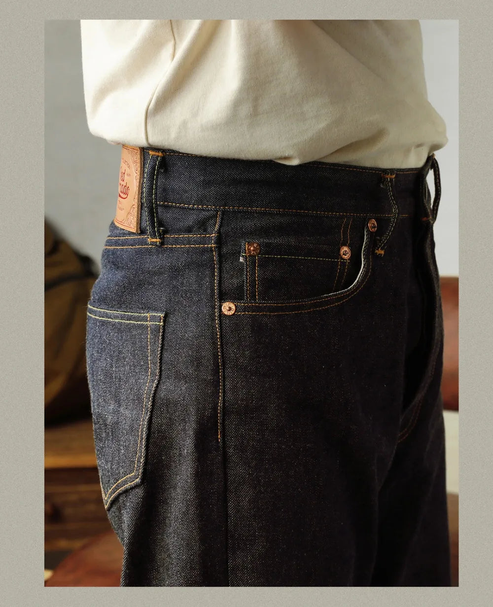 Red Tornado 55501 Men's Jeans 14oz Raw Red Line Selvedge Denim Pants