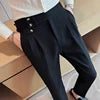Men's Casual Oversize Fit Pants with Custom Logos Zipper Fly Pockets Waterproof & Windproof 100% Polyester Soft Fabric