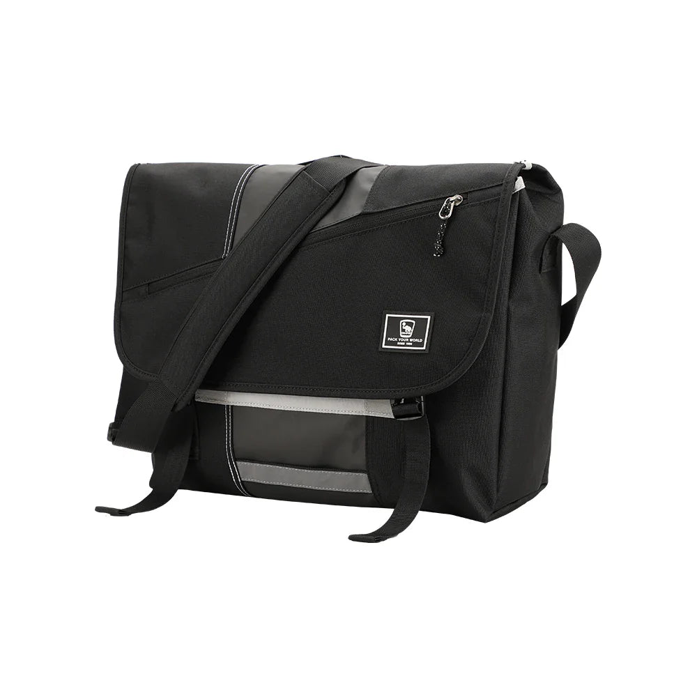 15 Inch Laptop Men Messenger Bag Fashion Travel Sling Shoulder Bag Men's Canvas Briefcase Male Crossbody Pack For Teenages