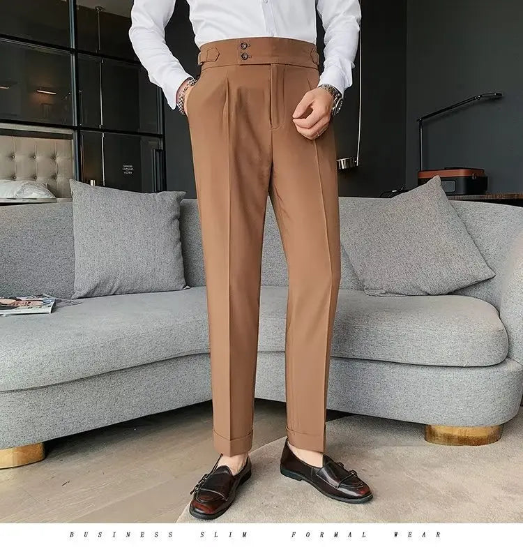 Support Customization of One Item Summer Men's Casual Trend Straight Leg Pants Fashionable and Cool Men's Loose Pants