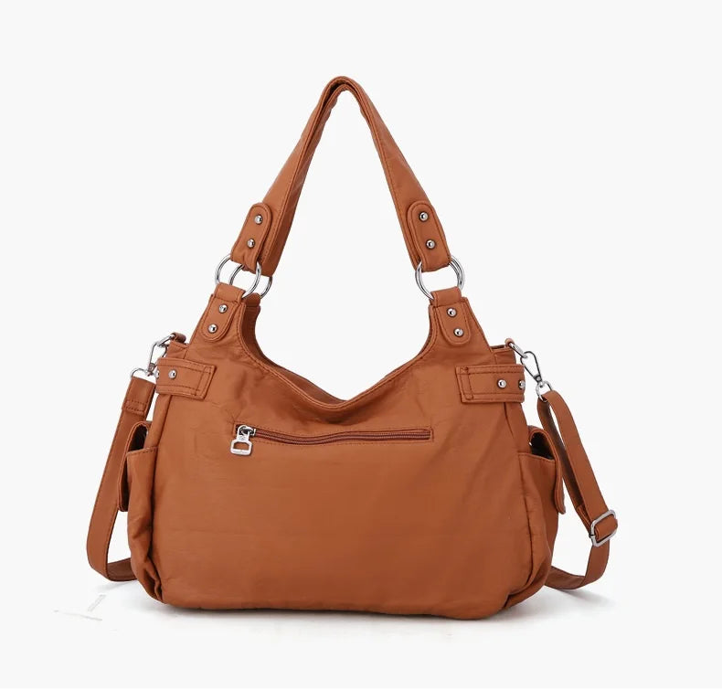 Winter Fashion Shoulder Bag for Women Soft PU Crossbody Handbg Large Capacity Messenger Bag Hobos Big Purse