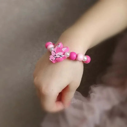 25 styles Cute Animal Flower Cartoon Flower Children's sweater necklace bracelet for children gift cp2585