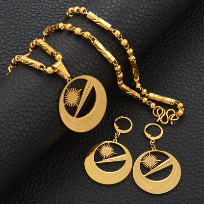 Necklaces Earrings for Women Girls With Flower Jewelry sets , Party Birthday Goods #107221