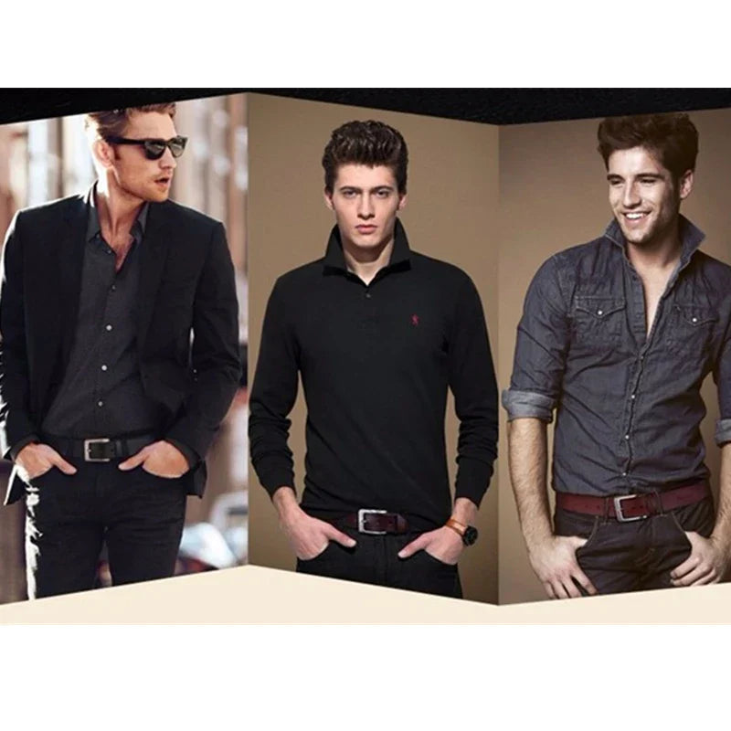 men belt cow genuine leather designer belts for men high quality fashion vintage male strap for jeans cow skin XF002