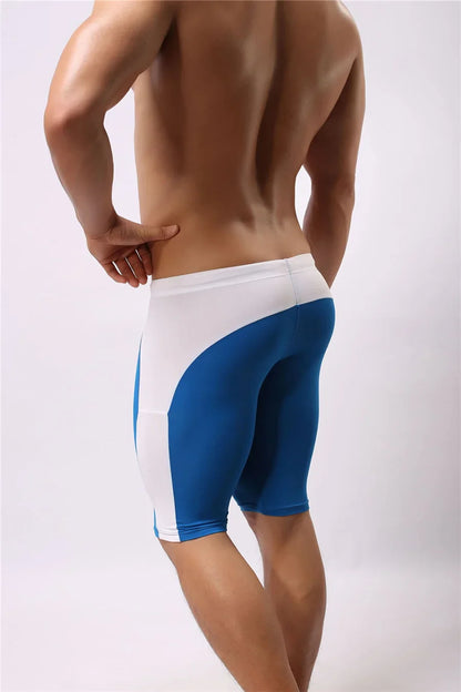 Men's Beach Wear Multifunctional Shorts Soft Nylon Fabric Knee-length Tights Trunks Shorts Men Board Shorts