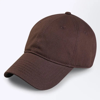Oversize Baseball Caps 100% Cotton Summer Sports Sun Hats for Women Men Big Head Plain Large Snapback Cap Unisex