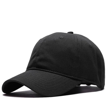 Oversize Baseball Caps 100% Cotton Summer Sports Sun Hats for Women Men Big Head Plain Large Snapback Cap Unisex