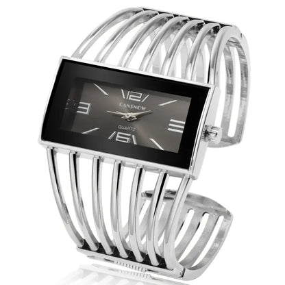 Female Bracelet Watch Luxury Rectangle Dial Bangle Watches Womens Fashion Rose Gold Silver Dress Clock Ladies Wristwatch Relojes