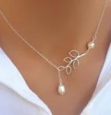 Jewelry Leaves Bird Pendant Necklace Maxi Statement Necklace Chokers Necklace