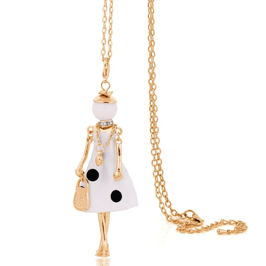 Fashion Necklaces For Women Female Long Necklace Lady Necklace & Pendant Chains  Jewelry Gifts