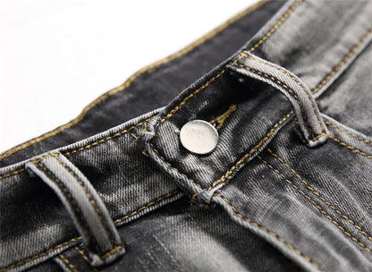 Summer Denim Shorts Men Fahsion Hole Jean Shorts Bermuda Skate Board Harem Mens Jogger Ankle Ripped Wave Knee Length Plus Size