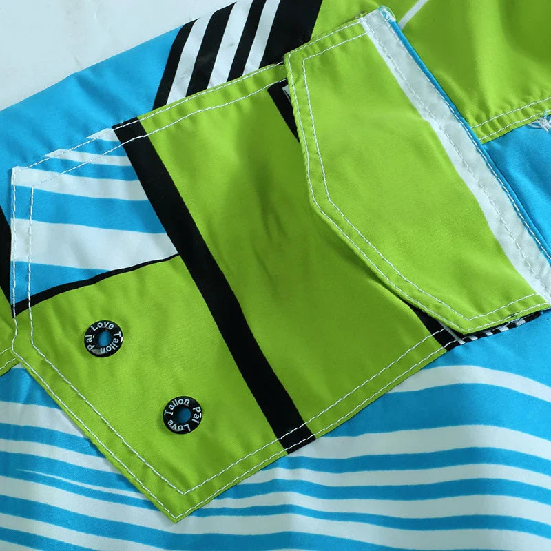 Men's Surf Board Shorts Surfing Beach Trunks Swimming Wear Bermudas Masculina Swimwear Plus Size 4XL 5XL 6XL