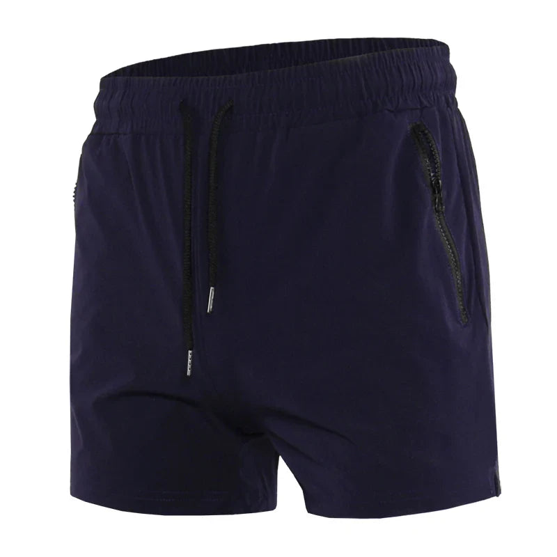 Red Running Sport Shorts Men Quick Dry Fitness Short Pants Bodybuilding