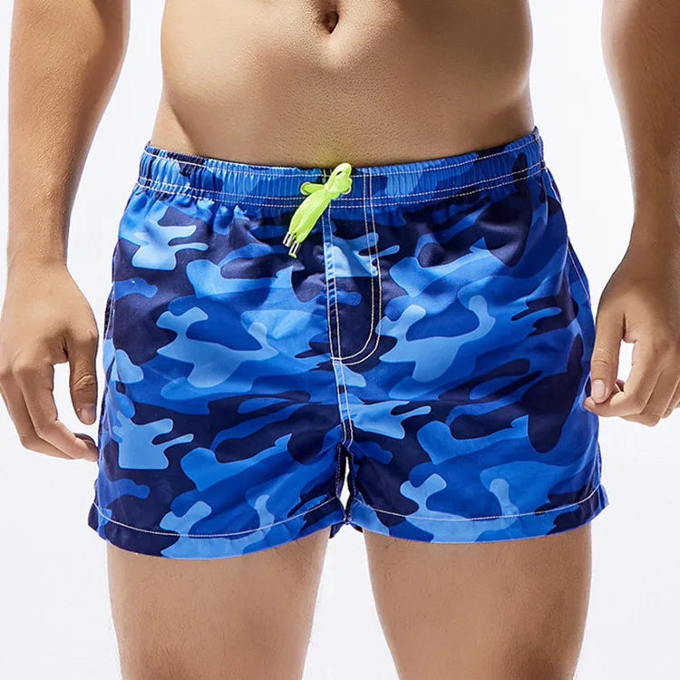 Men's Board Shorts Men Camouflage Beach Shorts Male Summer Seaside Quick Dry Beachwear Bermudas Shorts With Pockets