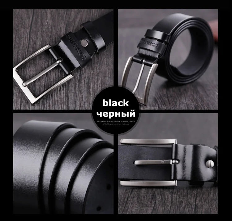 men belt cow genuine leather designer belts for men high quality fashion vintage male strap for jeans cow skin XF002