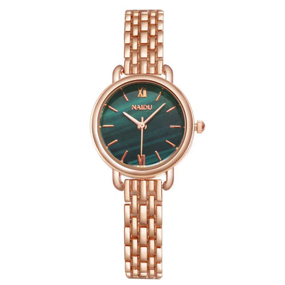 Fashion Rose Gold Woman Watch Luxury Stainless Steel Ladies Watches Small Dial Elegant Female Quartz Bracelet Wristwatch reloj