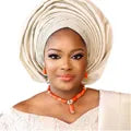 African Wedding Coral Beaded Fine Jewelry Set For Women High Quality 2023