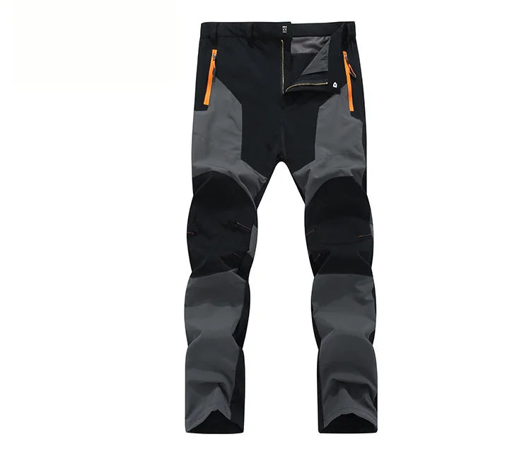 Men Summer Sports breathable Pants Hiking Trousers Camping Splash Prevention Quick Dry UV Resistant Elastic Thin