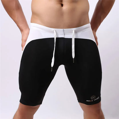 Men's Beach Wear Multifunctional Shorts Soft Nylon Fabric Knee-length Tights Trunks Shorts Men Board Shorts