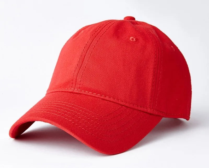 Oversize Baseball Caps 100% Cotton Summer Sports Sun Hats for Women Men Big Head Plain Large Snapback Cap Unisex