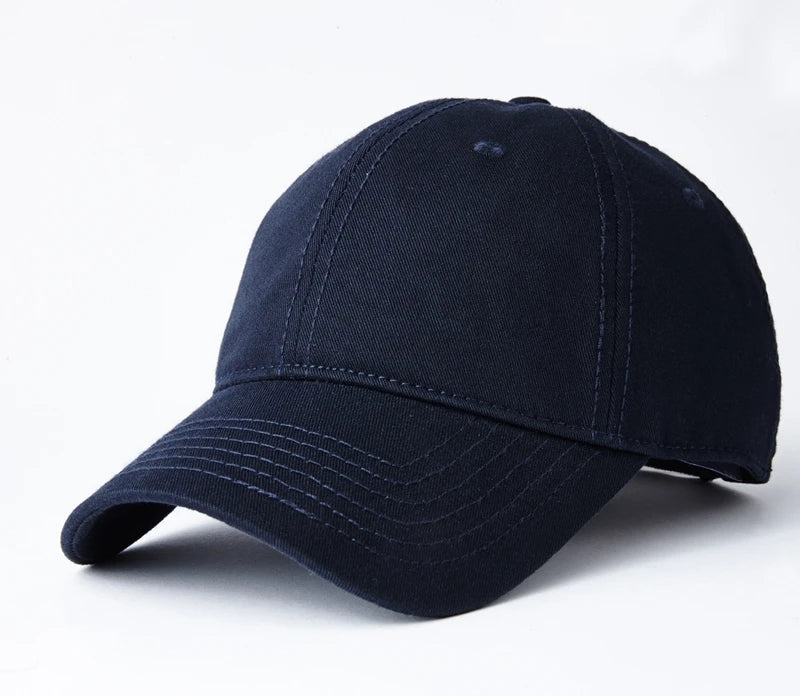 Oversize Baseball Caps 100% Cotton Summer Sports Sun Hats for Women Men Big Head Plain Large Snapback Cap Unisex