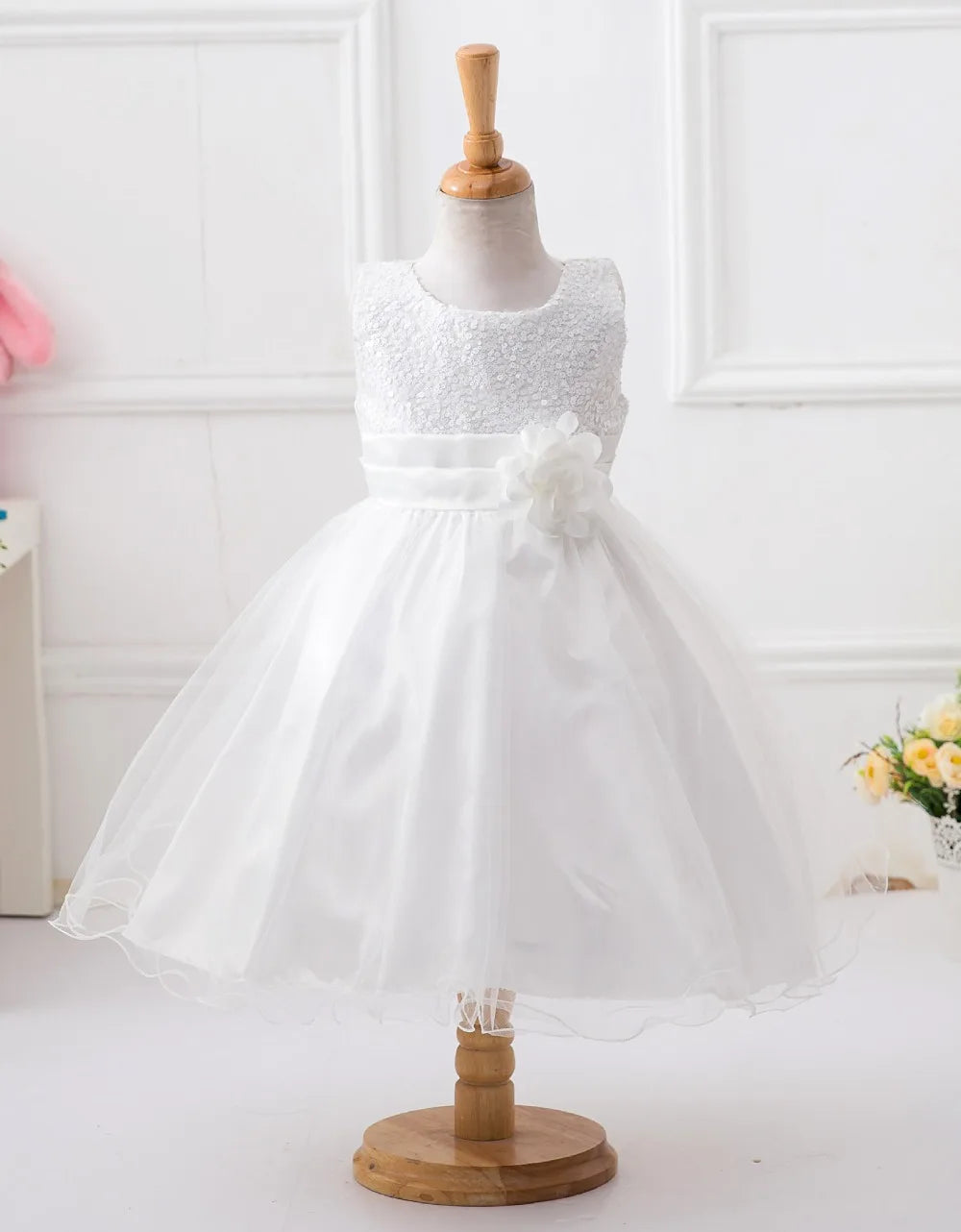 Baby Children Girl Dress NEW Kids Ceremonies Party Summer Princess Wedding Party dress sequins Sleeveless For Girls Clothes