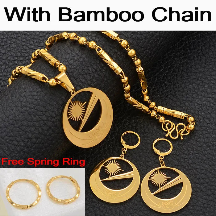 Necklaces Earrings for Women Girls With Flower Jewelry sets , Party Birthday Goods #107221